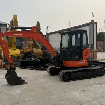 Second Hand Japan Mini Digger KX163-5 Excavadora High Quality Crawler Excavator Imported From