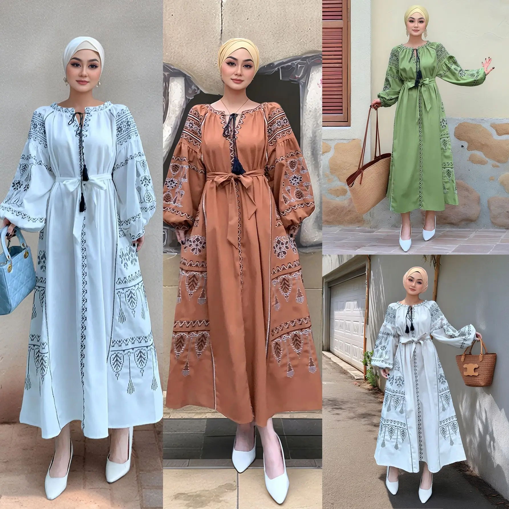 knee length dresses for ladies Linen Long Dress | AmourLinen