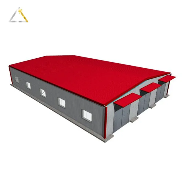 Big Prefabricated Mini Warehouse Building Dome Roof Light House Frame Construction Structure Structural Steel