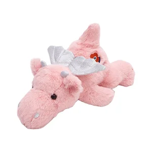 High Quality Custom Flying Dragon Stuffed Soft Toy Cute Pink Plush Toys with PP Cotton Filling