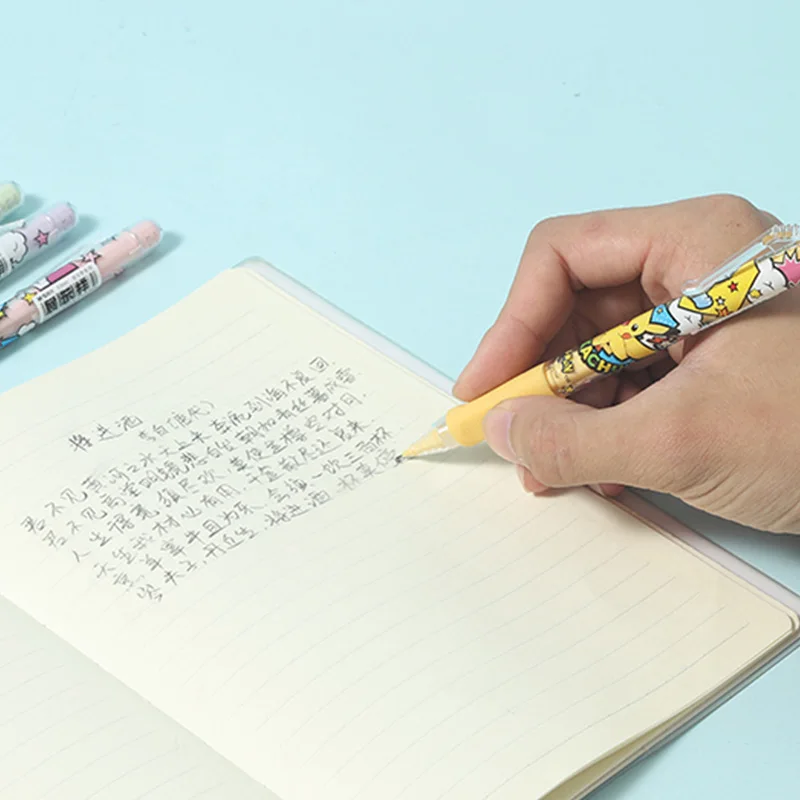 Высококачественные письменные Мультяшные милые ручки для девочек 6 коробок студенческие канцелярские пластмассовые механические карандаши 0 5