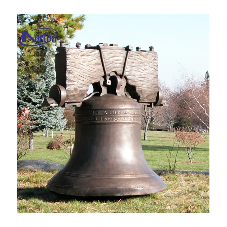 Modern European style  temple decoration bronze bell products large metal brass hanging church bell for sale