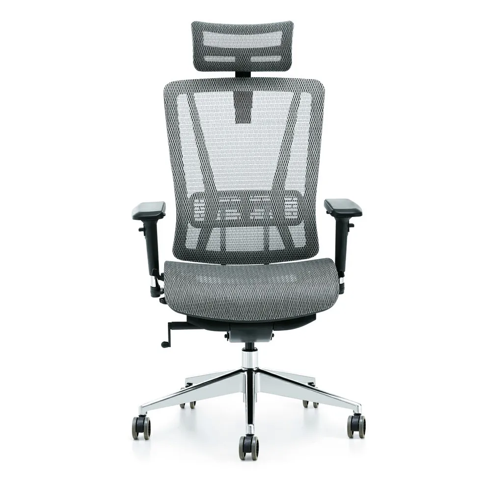 Free Sample Back Mesh Fabric Swivel Computer Desk Chair Luxury Ergonomic Executive Commercial Office Chairs with Headrest