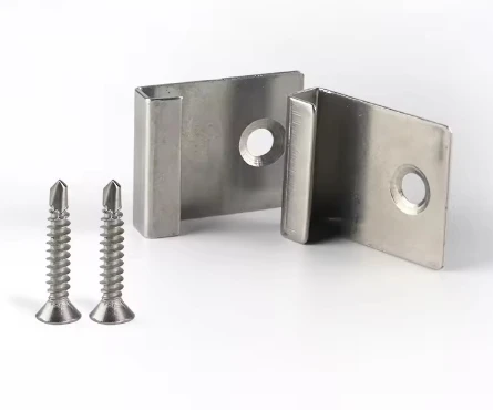 100-Pack Stainless Steel Deck Fasteners – Heavy-Duty Clips For Bamboo, Wood & Composite Panels, Corrosion-Resistant Patio Attachment
