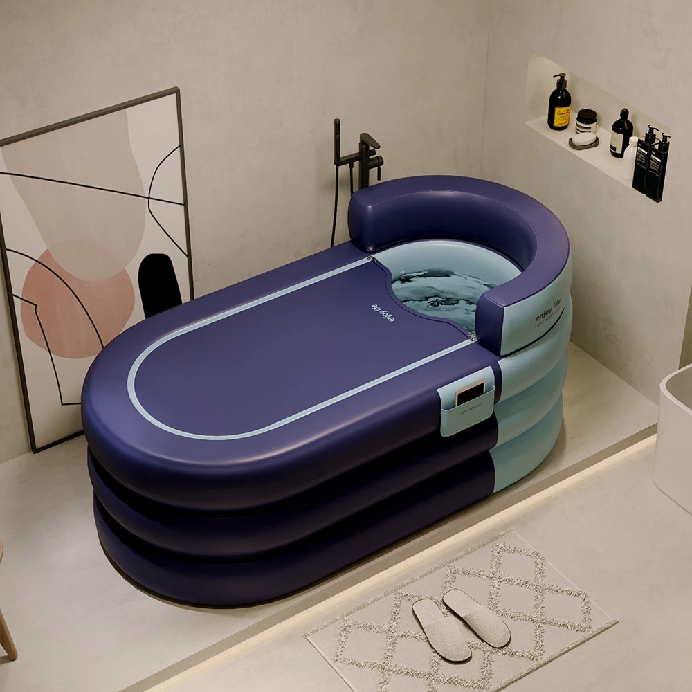 Portable Adults Bathtub Large Inflatable Blow Up Tub Pool With Wireless