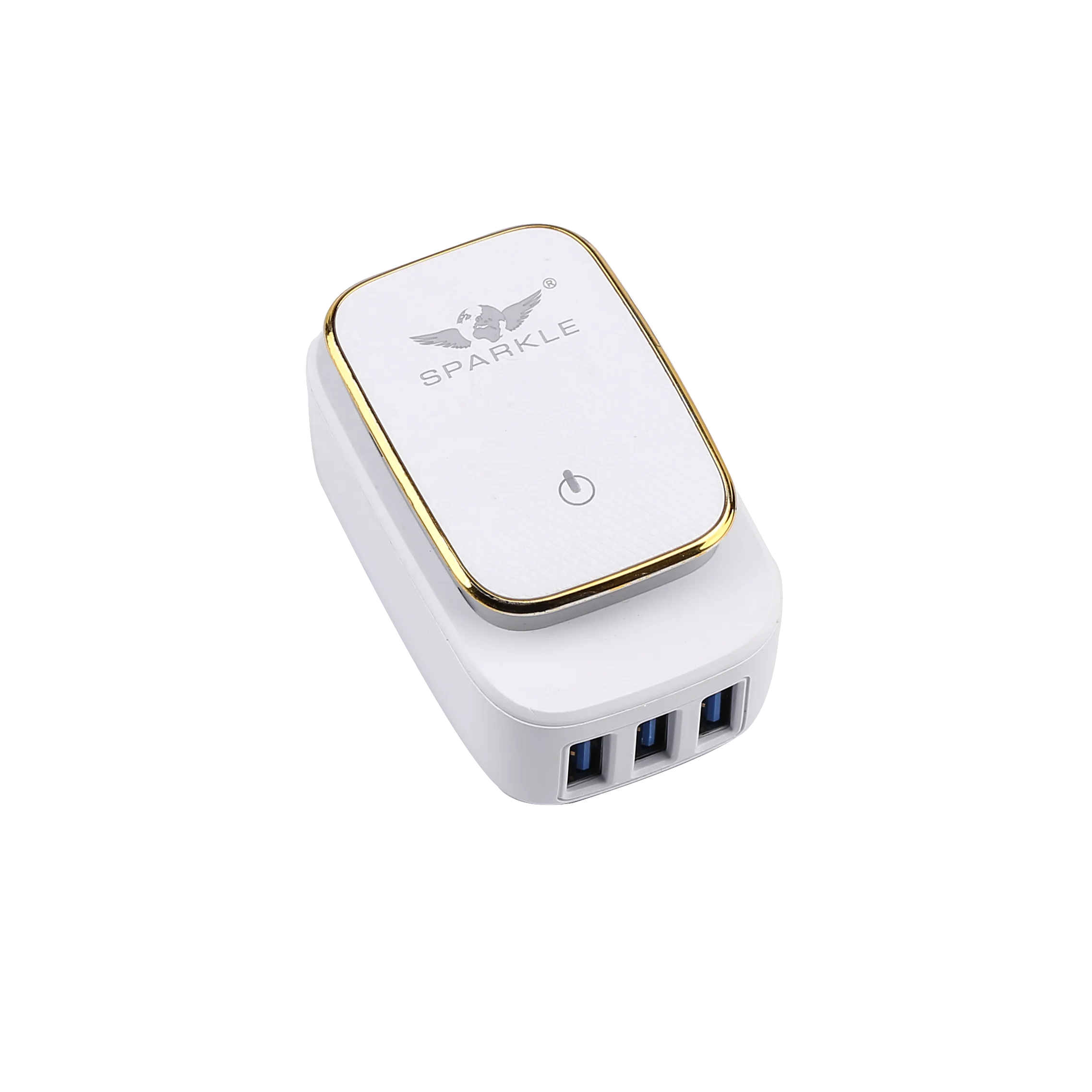 Блестящее Сетевое зарядное устройство QC3.0 QC2.0 для iPhone, адаптер с 3USB-портами, универсальное зарядное устройство для сотового телефона для Macbook