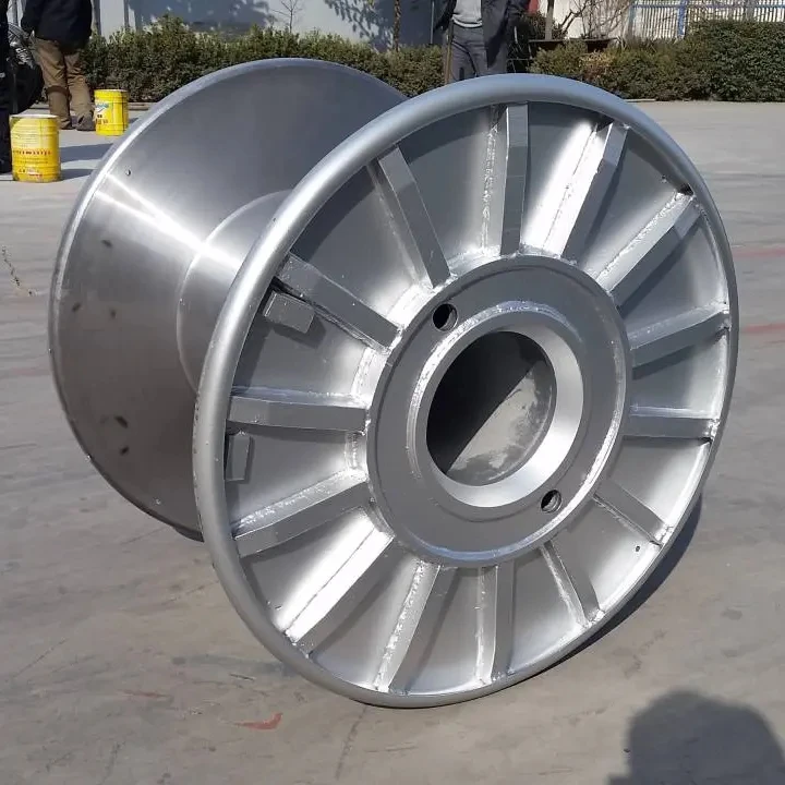 Customized Size Enhanced Metal Flange Process Bobbin for Copper, Aluminum Wire Steel Cable Payoff Spool Reel Fast Delivery