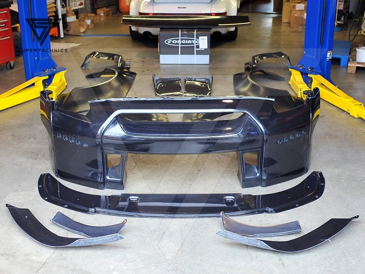 日産GTRR352008-2016用ロケットバニースタイルのガラス繊維FRP