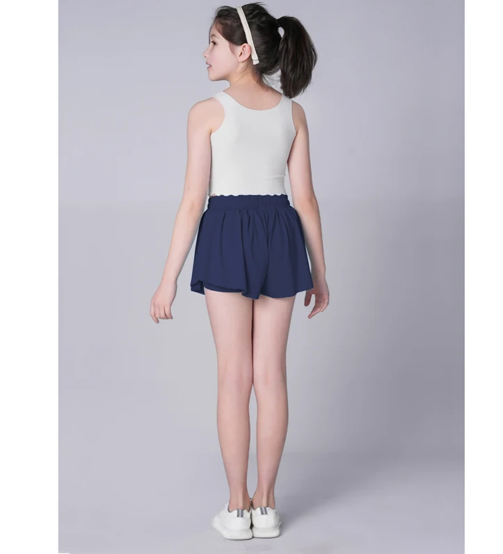 Vk Girls Athletic Flowy Shorts With Inner Pockets Butterfly Running
