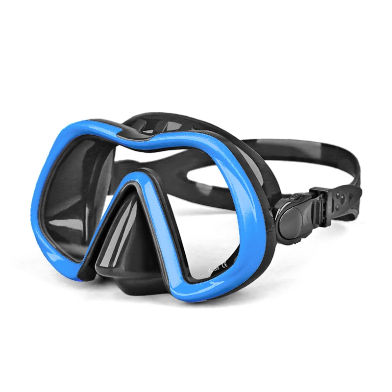 Aloma Thickened silicone diving gear large frame professional scuba diving mask for adult