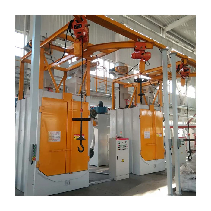 Cheap Automatic Steel Aluminum Shot Blasting Machine Hanger Type Shot Blast Machine With Good Price