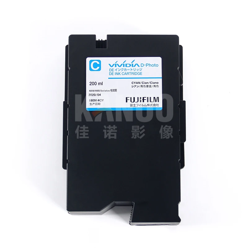 200ml Cyan Fuji Frontier DE100 Printer Original Ink Cartridge
