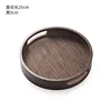 Coffee-colored round handle (25*25*5 imitation mat surface)