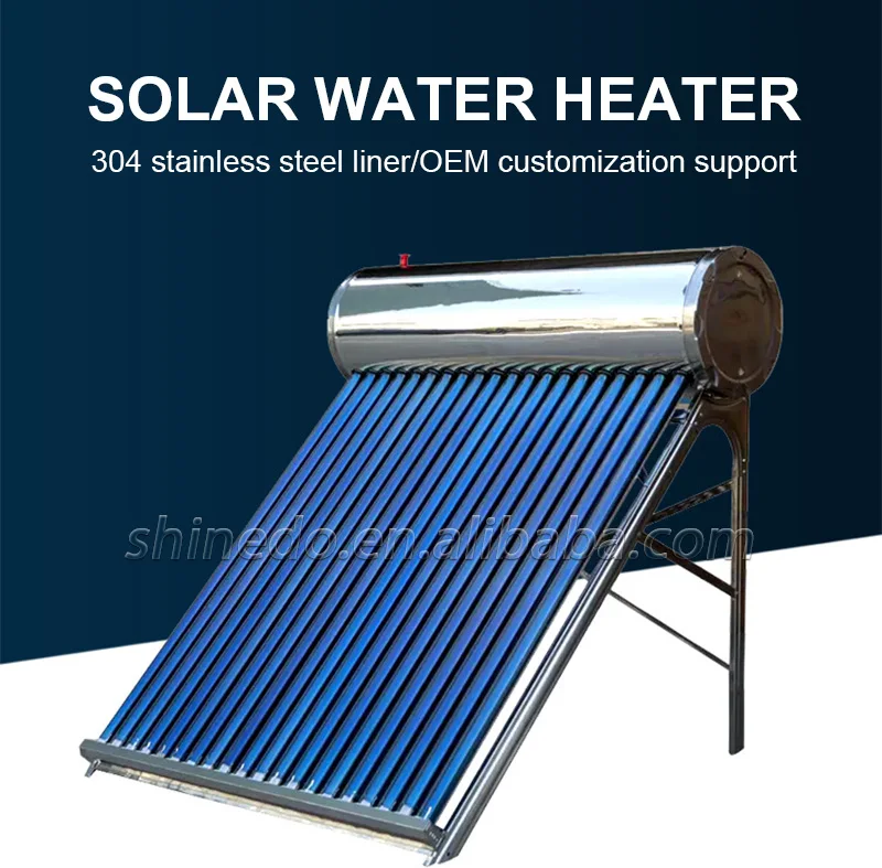 Solar Water Heater 100l 300l Non-pressurized Solar Water Heater System ...