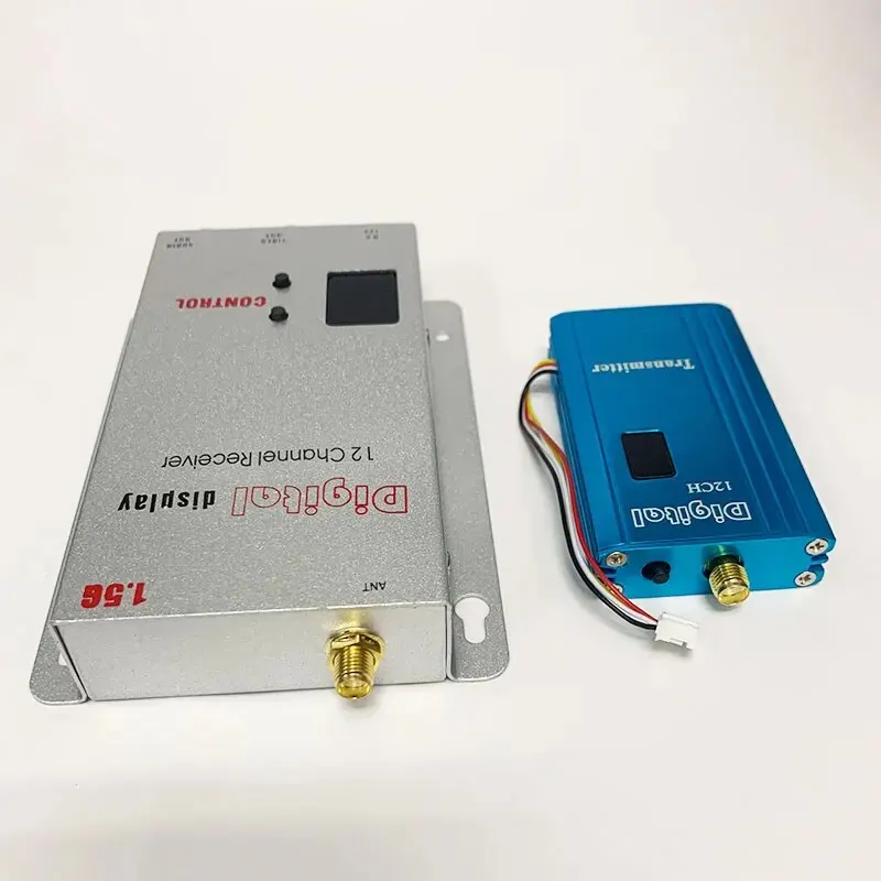 10km Long Range FPV Wireless Video Transmitter 1.5Ghz 1500mW Dronrs AV Image Sender 1.6Ghz