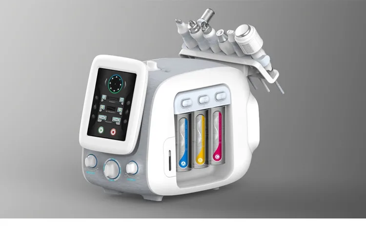 韓国式プラズマ水素酸素ジェットスモールバブル　クレンジング・保湿美顔器 美容 韓国プラズマ水素酸素ジェットスモールバブル6-in-1クレンジング