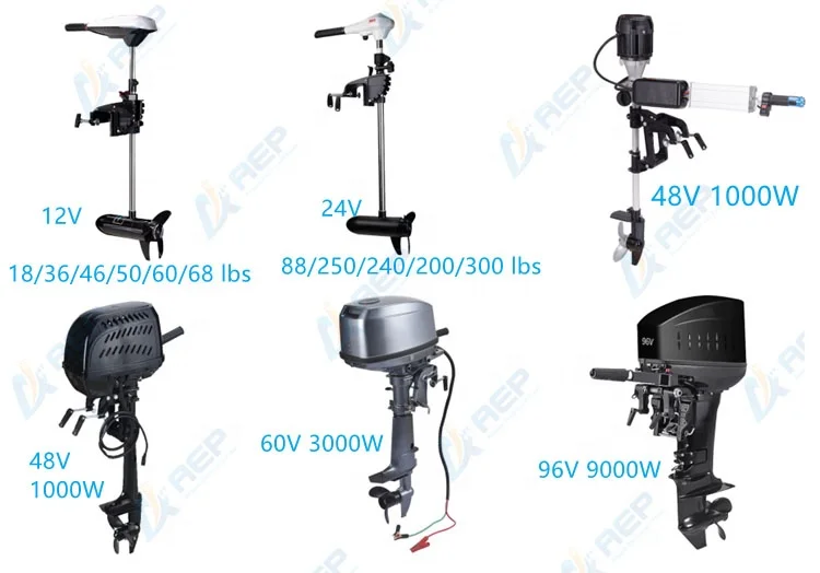 BLDC Power Display 60v 3000w Outboard Boat Motor Engine