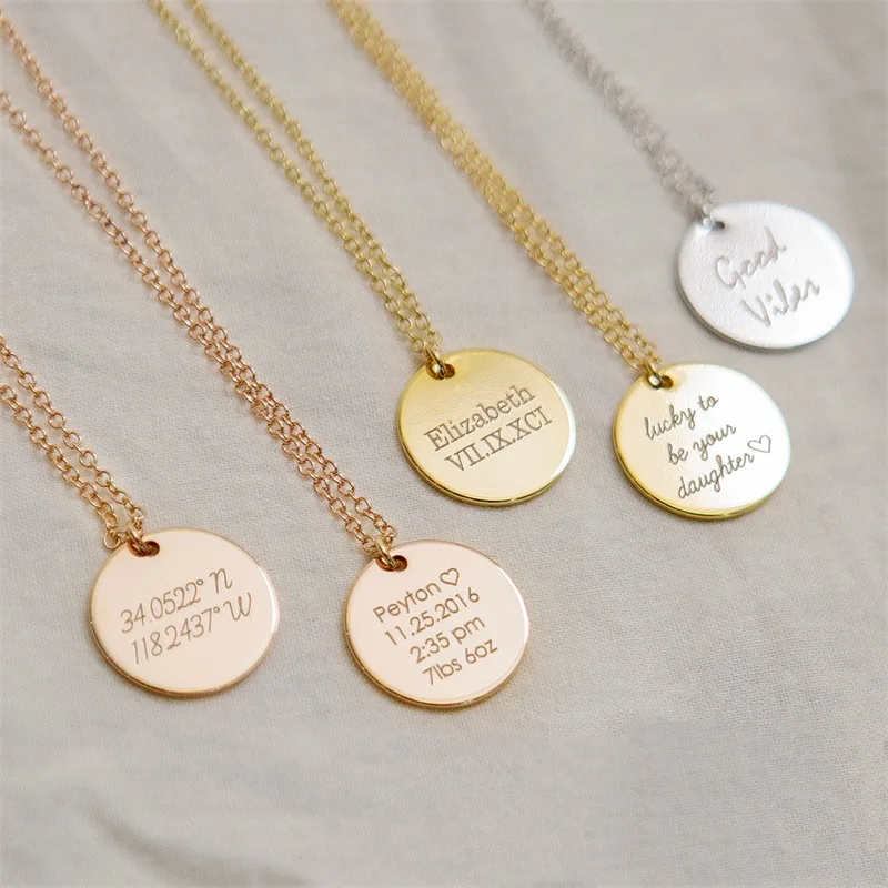 Chengyi Lady's Letter Clavicle Necklace 