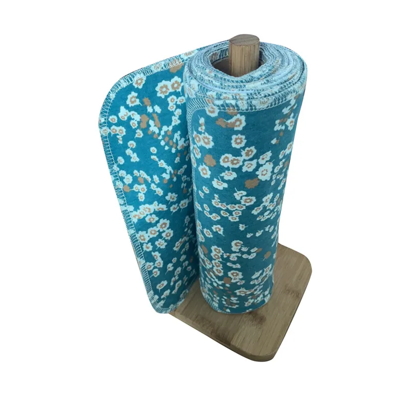 Factory Price Eco Friendly Paperless Organic Cotton Cleaning Cloth Washable Tea Napkins Kitchen