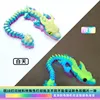 23.5cm colorful luminous rainbow ceratopsian