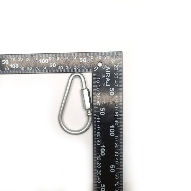 BT-507 Factory Price Steel Electric Galvanized Pear Shape Quick Link Heavy Duty Metal Screw Quick Link