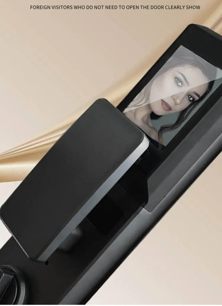 Video Intercom Wifi Smart Digital Door Lock 3d Face Recognition Fingerprint Intelligent Lock Key Card Code Electronic Lock