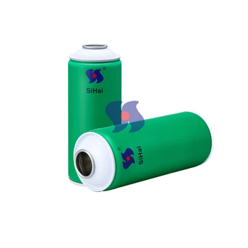 65mm CMYK Printing Necked in Type Empty Metal Tin Aerosol Cans Christmas Snow Spray Paint Can