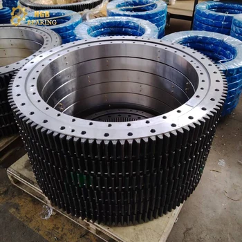Customized high quality 04-0475-22 outer gear teeth hardened slewing ring ball bearing slew gear bearing for customers needs