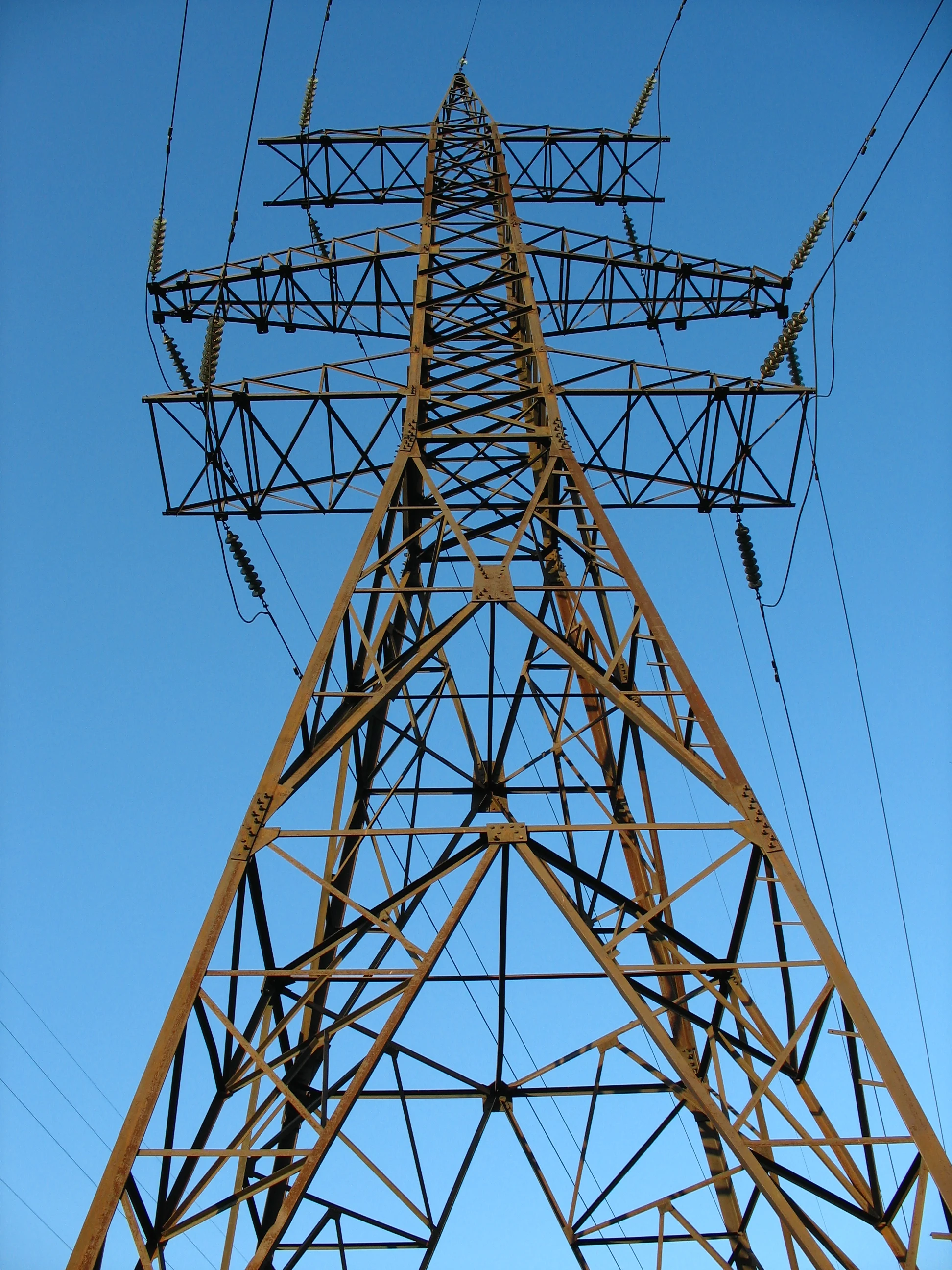 Torre de cable de alimentación de transmisión de poste telescópico eléctrico