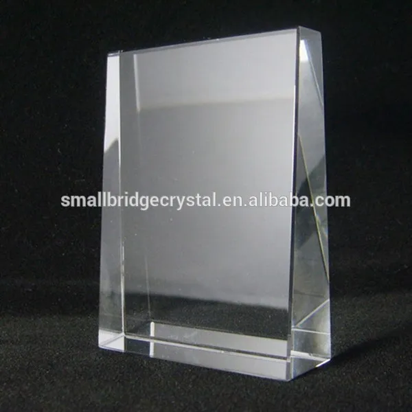 Blank crystal vertical block for laser engraving,blank crystal cubes for engraving