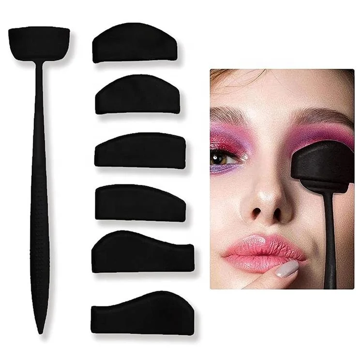 High Quality Custom Eye Shadow Seal Tool Crease Line Kit Lazy Eye Seal  Shadow 6 in 1 Eyeshadow Stamp Crease