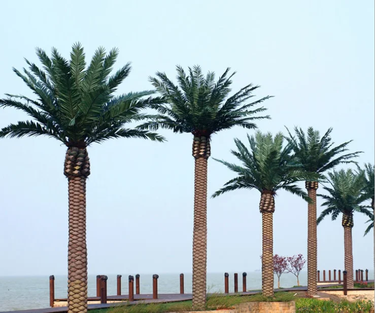 Promotion Large Outdoor Artificial Palm Trees For Decoration Buy
