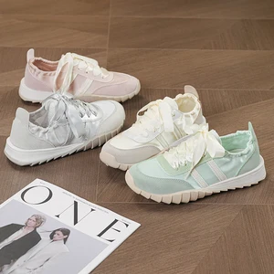 BR866 Made in China Women's Shoes Fashion Trend Thick-soled Non-slip Student Casual Sneakers