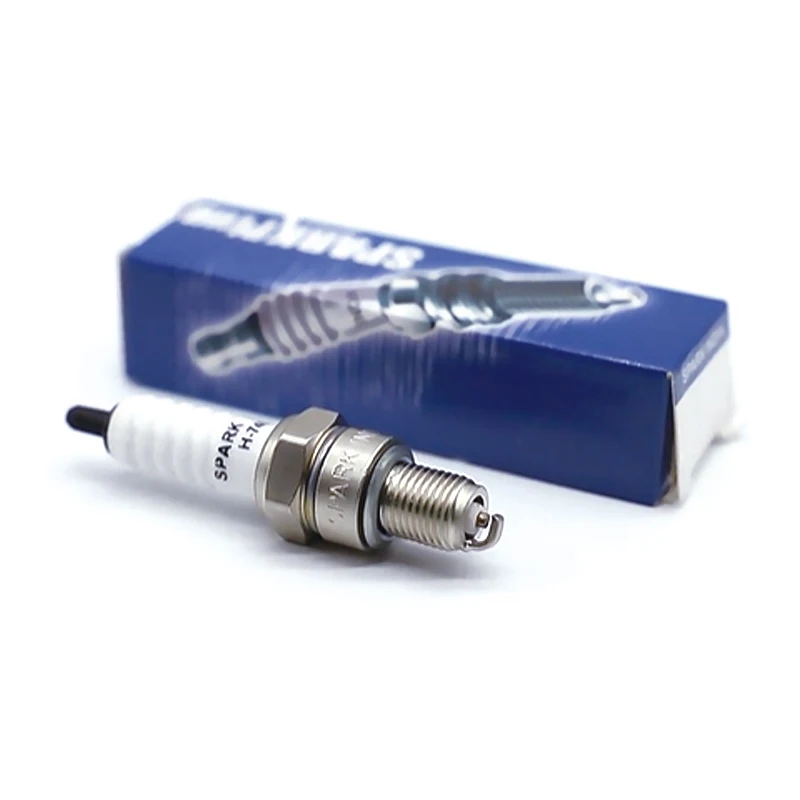 High Quality Bajaj CT100 Spark Plug C7hsa Powerful Resistive Motorcycle Parts with New Condition Box Packed