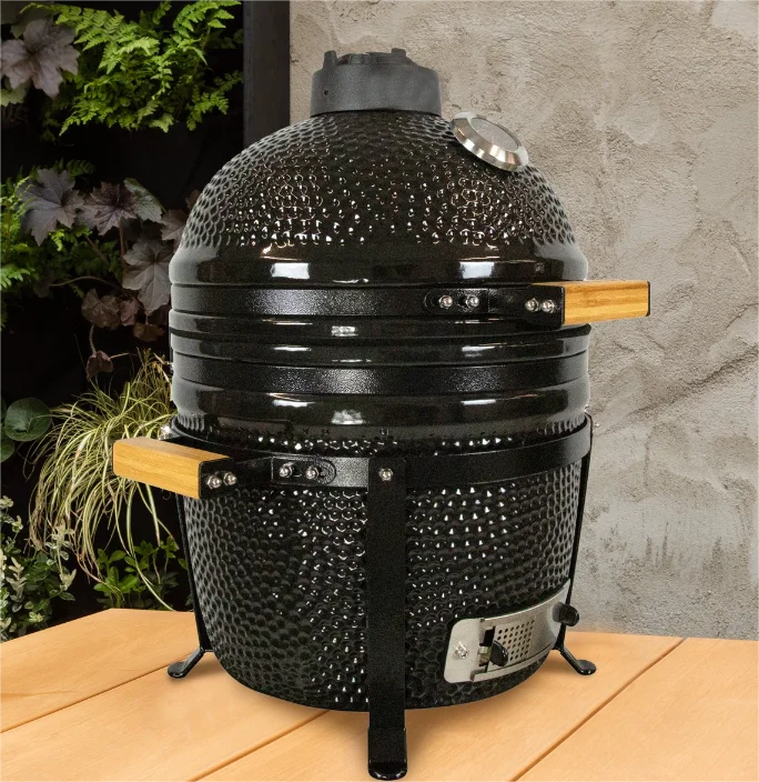 Seb Kamado Portable Barbique Outdoor Grill Mini Tandoor Oven 13 Inch