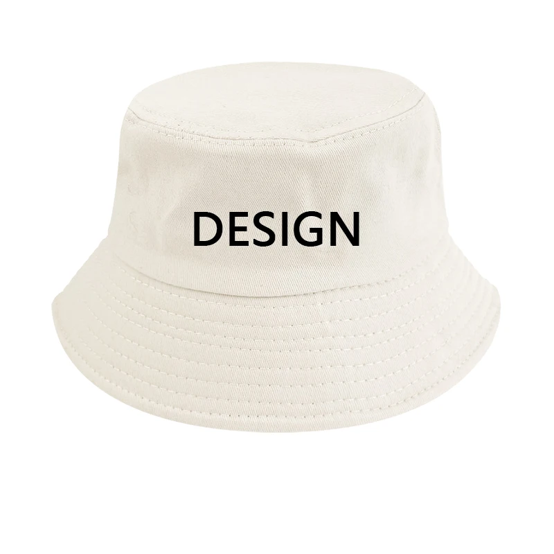 Custom Embroidery Logo Outdoor Fishing Quick Dry Sun Hat Cotton Unisex Custom Bucket Hat