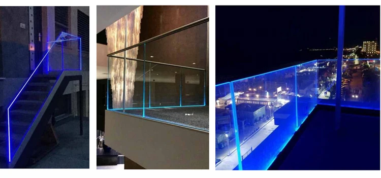 Base Shoe Glass Railing - Modern, Durable, and Stylish