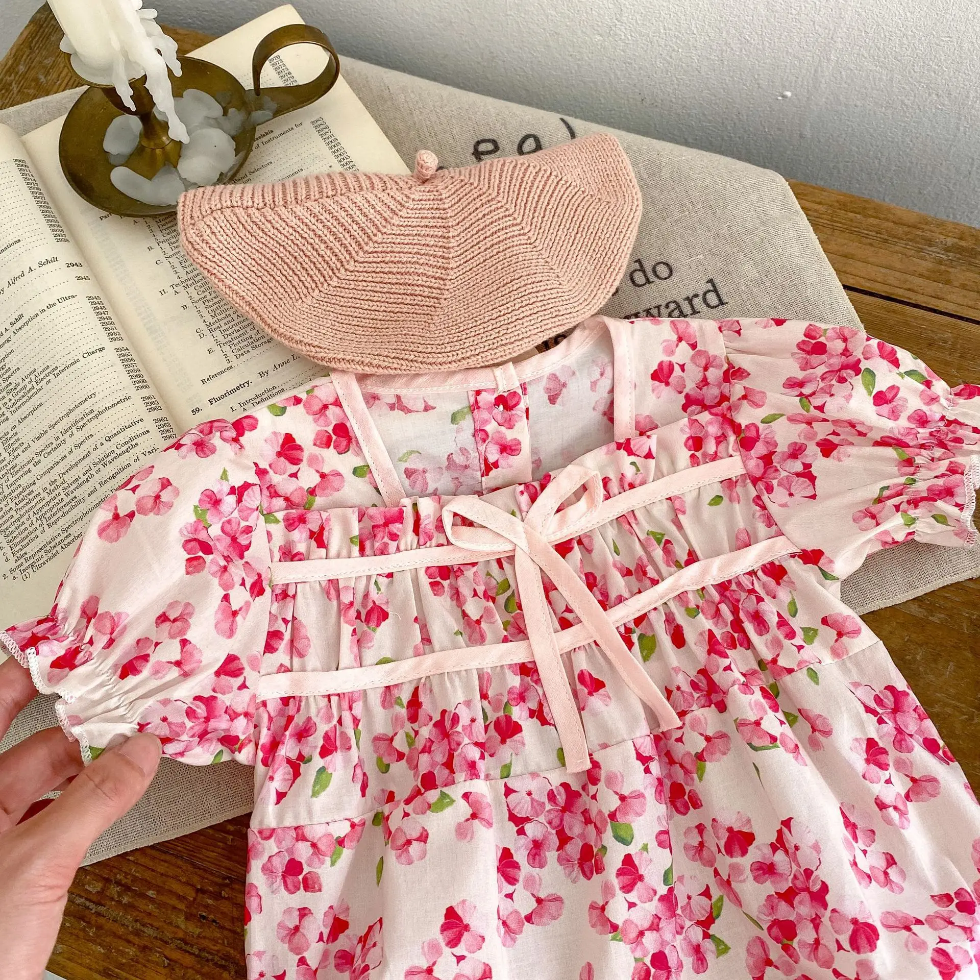 Engepapa Summer Infant Bodysuit Short Sleeve Baby Girl Clothes Fashion