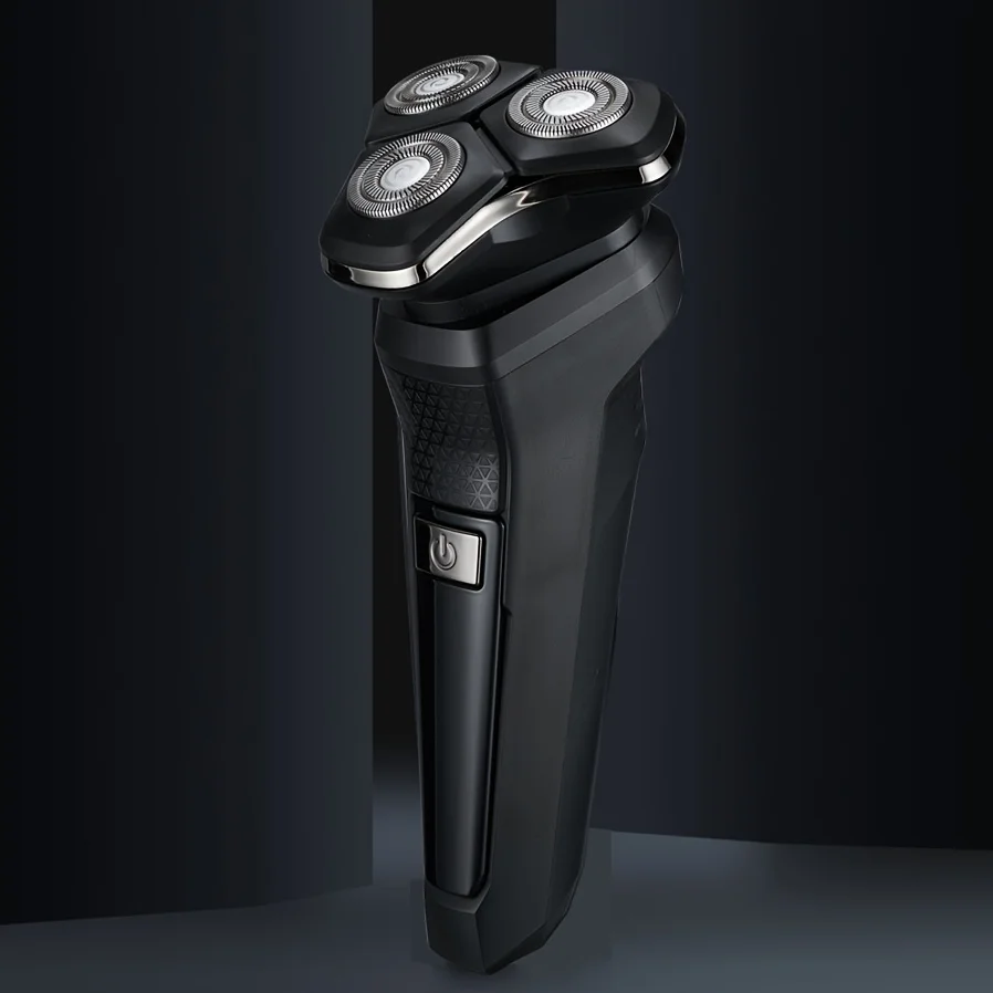 Men's Multi-Functional Floating Three-Blade Electric Shaver USB Charging for Home RV Hotel Use Exclusive Design for Beard details