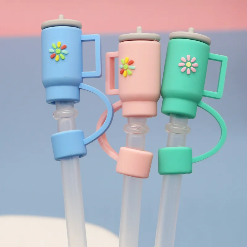 Source 1cm Mini Cute Creative Silicone Straw Cover Caps for Cups straw on  m.