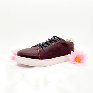 100% Genuine Leather High Quality Classic Leisure Women Sneaker Shoes