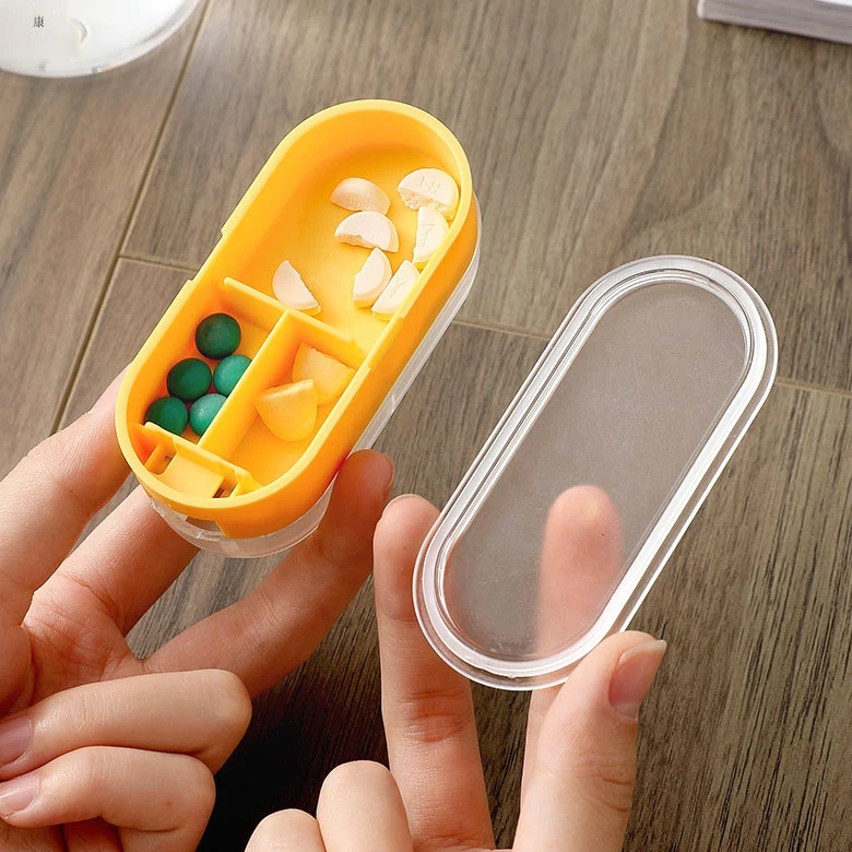 Новый портативный многофункциональный пластиковый мини-резак для таблеток