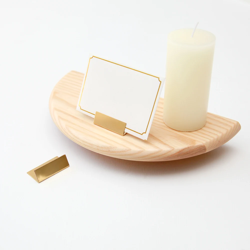 Maxery пользовательский декоративный металлический держатель для карт Настольный держатель для визиток подставка для дома и офиса