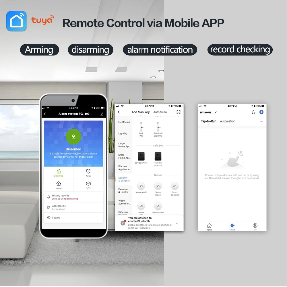 Real Time Monitoring and Tracking Smart Home Security System Burglar Alarm System