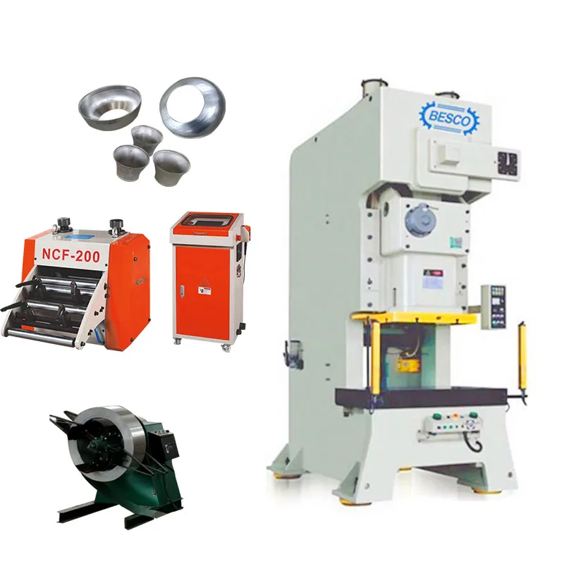 Bulb Cover Light Shade Lamp Fixing Base  Power Press Manufacture Machine PLC Electrical Control System