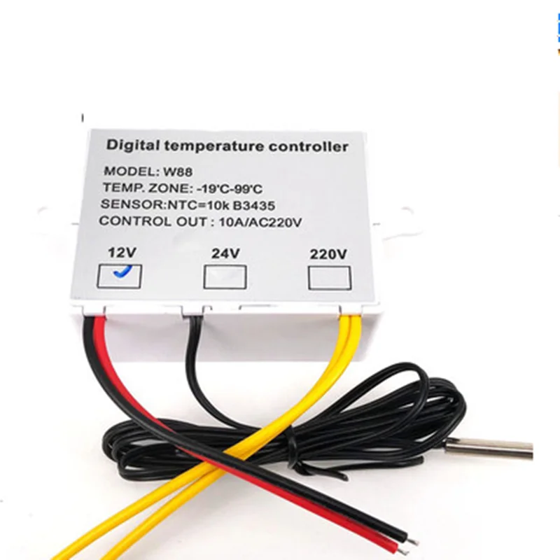 W1411 W88 Temperature Controller Thermostat and 100 hours Relay