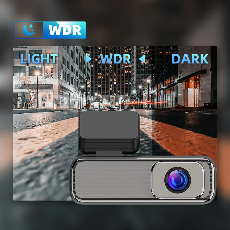 Simple 130° Wide Angle 1296p Video Dash Cam 1.47Inch Ips Screen Wifi Black Box With 256g Memory for Southeast Asian Agents