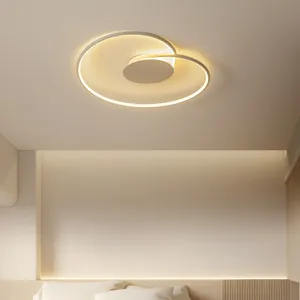 JACKSUN LED Indoor LED Ceiling Lamp Aluminum Pendant Lamps for Living Room Bedroom Hotel Lobby Decor Acrylic Cover Ceiling Light