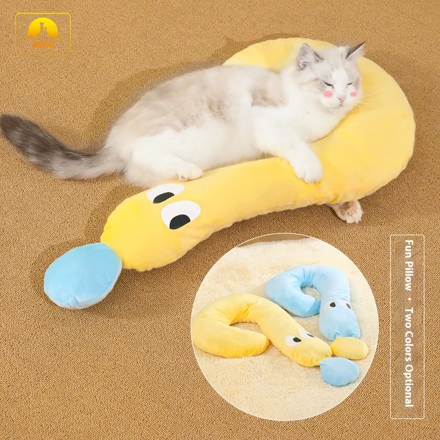 Z Factory Wholesales Tao Pet's Autumn Winter New Warm Dog Cat Kennel Mat Big Eye Question Mark Plush Pillow Solid Pattern Cloth