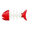 Red fish skeleton hook-head and tail decoration